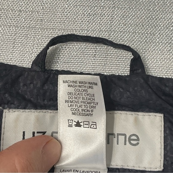 Liz Claiborne Drawstring Waist Lightweight Jacket Size L - Picture 10 of 12